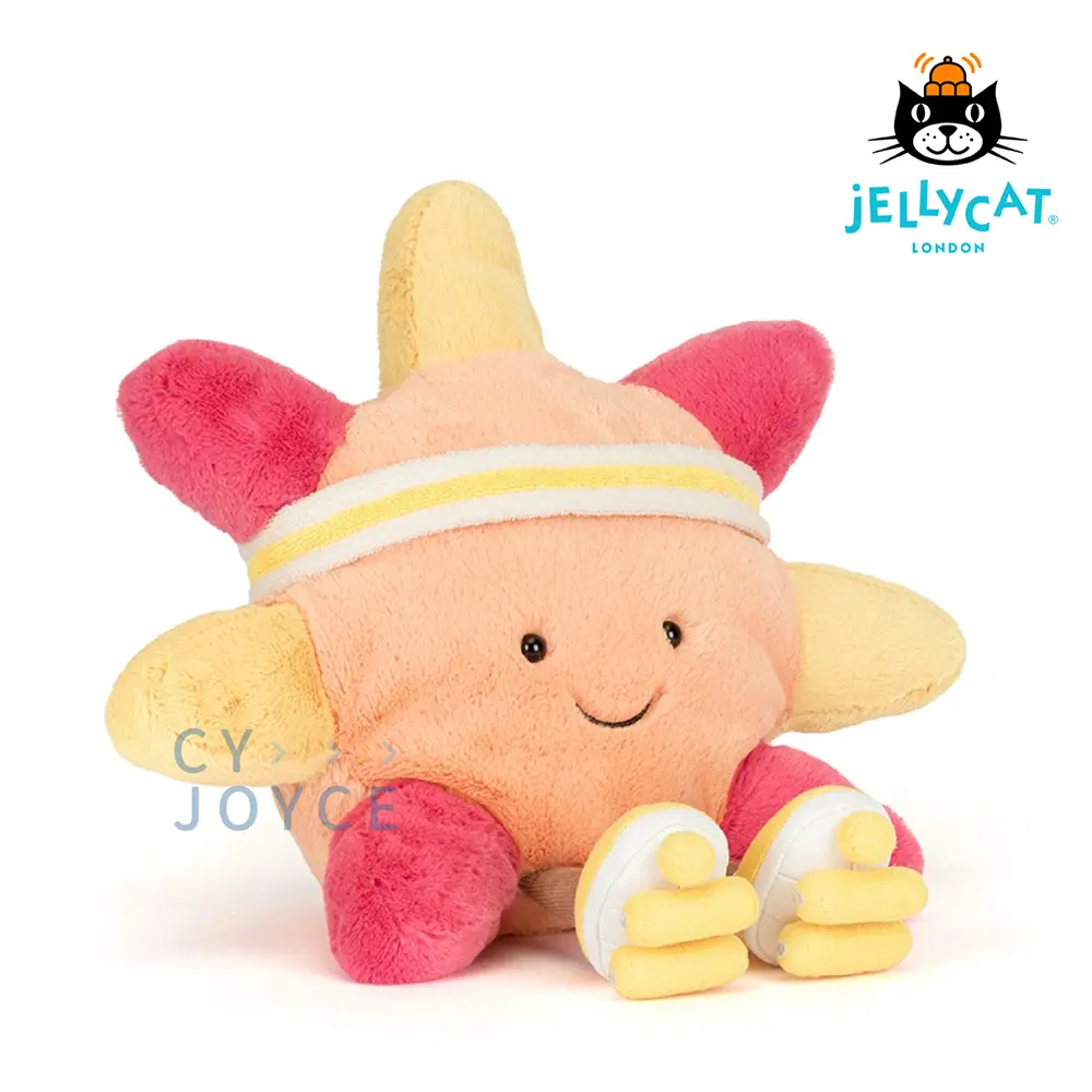 Jellycat滑輪溜冰趣味太陽/ 30cm