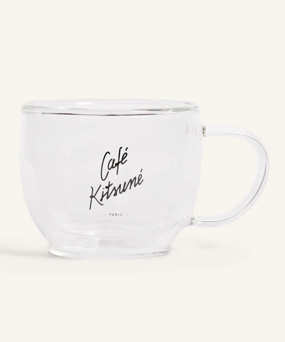 CAFÉ KITSUNÉ 雙層玻璃馬克杯