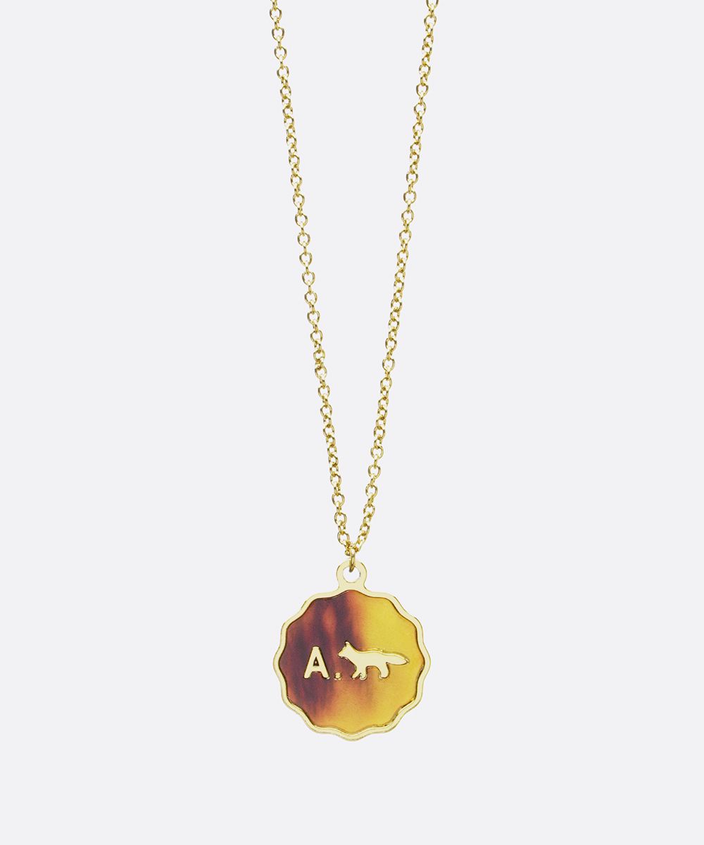 MAISON KITSUNÉ x  A. SOCIETY項鍊_金