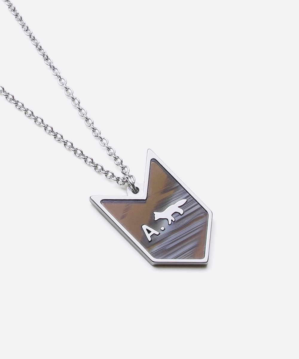MAISON KITSUNÉ x  A. SOCIETY項鍊_銀