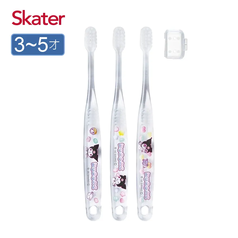 Skater兒童牙刷/ 3-5歲/ 3入組/ 酷洛米