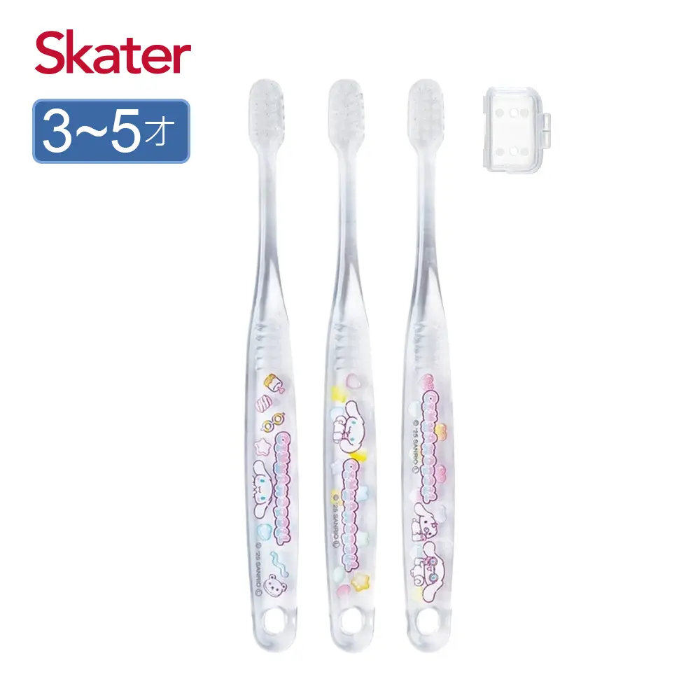 Skater兒童牙刷/ 3-5歲/ 3入組/ 大耳狗