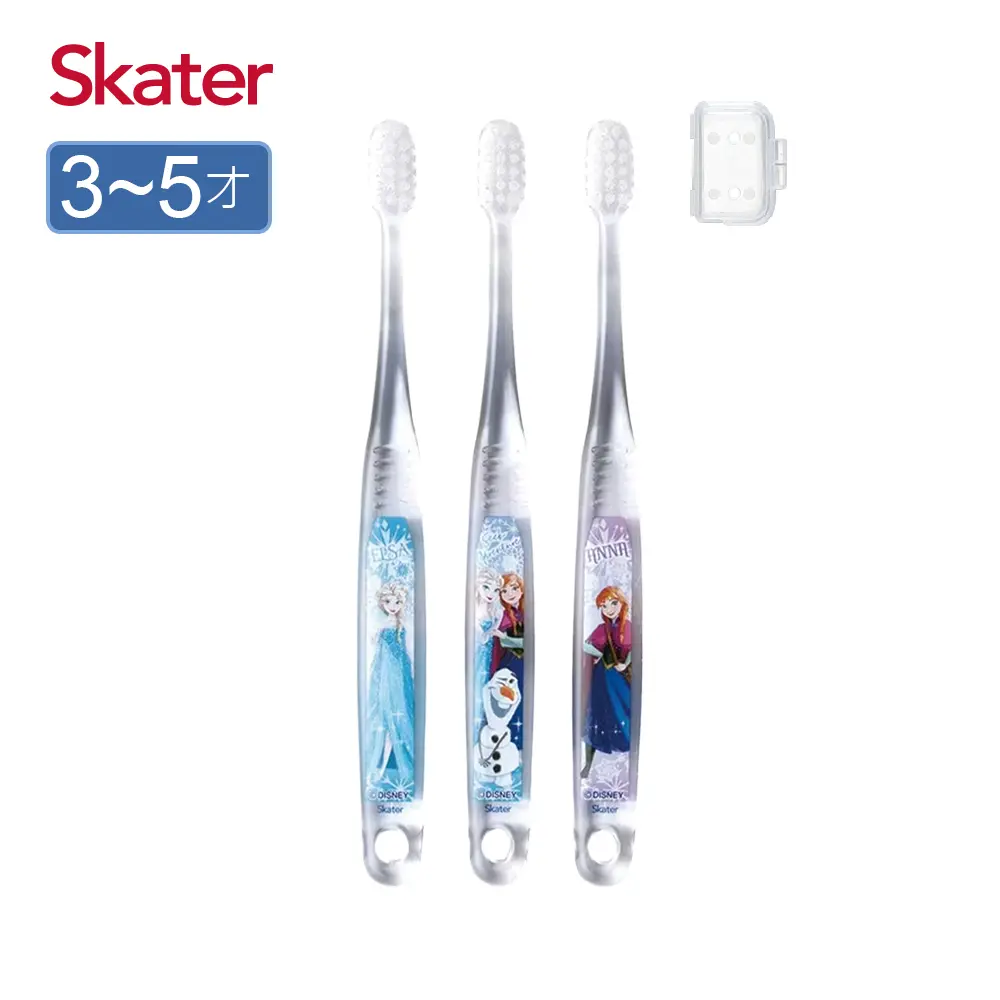 Skater兒童牙刷/ 3-5歲/ 3入組/ SNOW冰雪奇緣