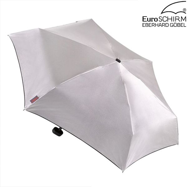 德國[EuroSCHIRM] 全德國高級雨傘品牌 DAINTY / 輕巧迷你晴雨傘 / 銀UPF50