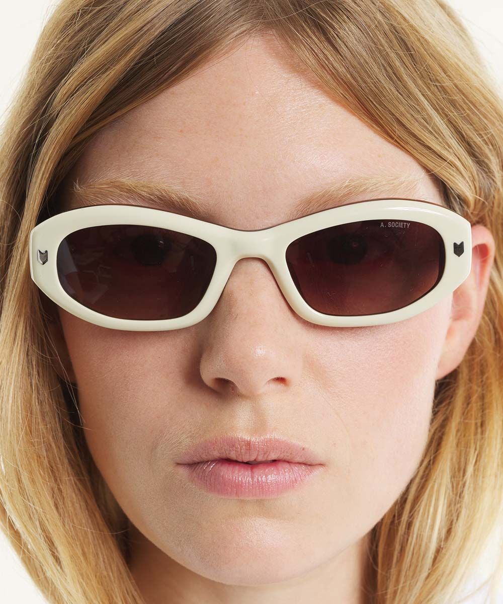 MAISON KITSUNÉ x A. SOCIETY太陽眼鏡MING_白