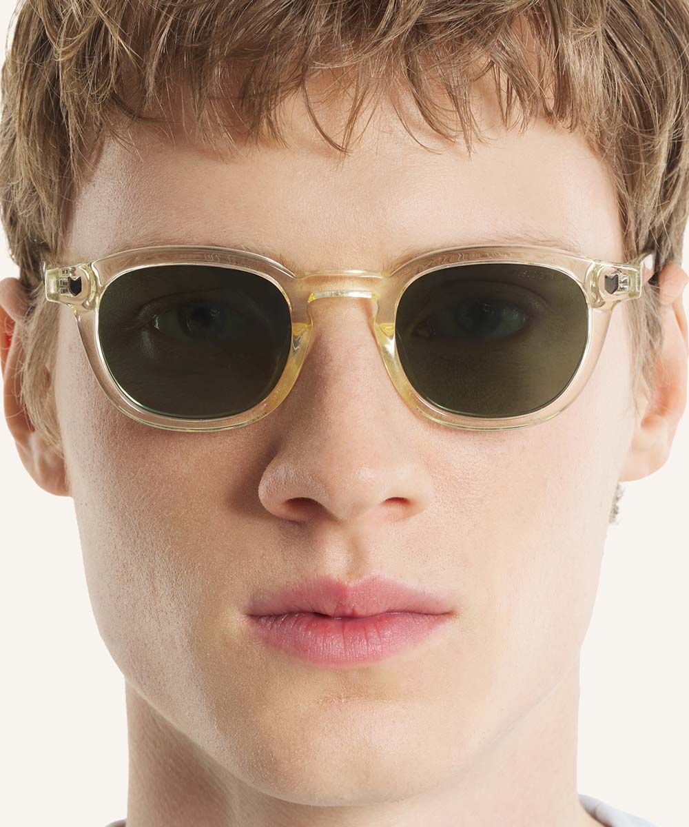 MAISON KITSUNÉ x A. SOCIETY太陽眼鏡CAMILLE_黃