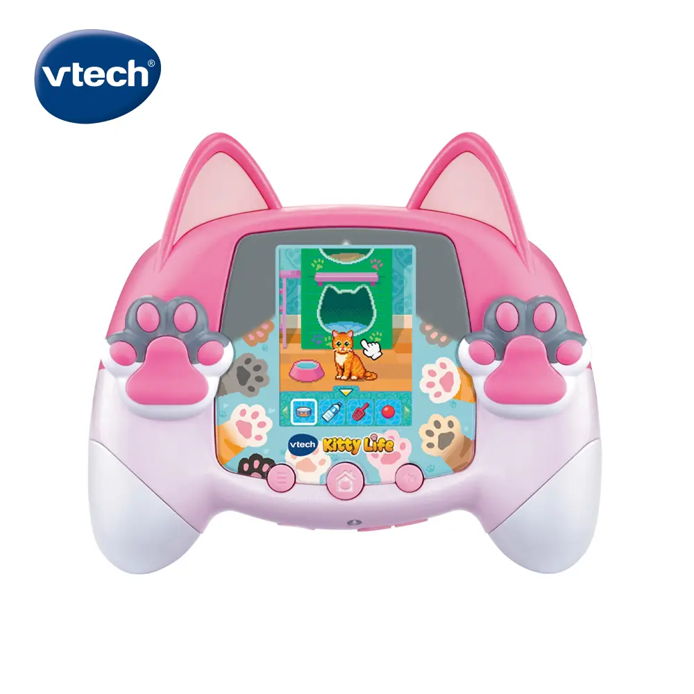 vtech貓咪寵物互動遊戲機/ 粉