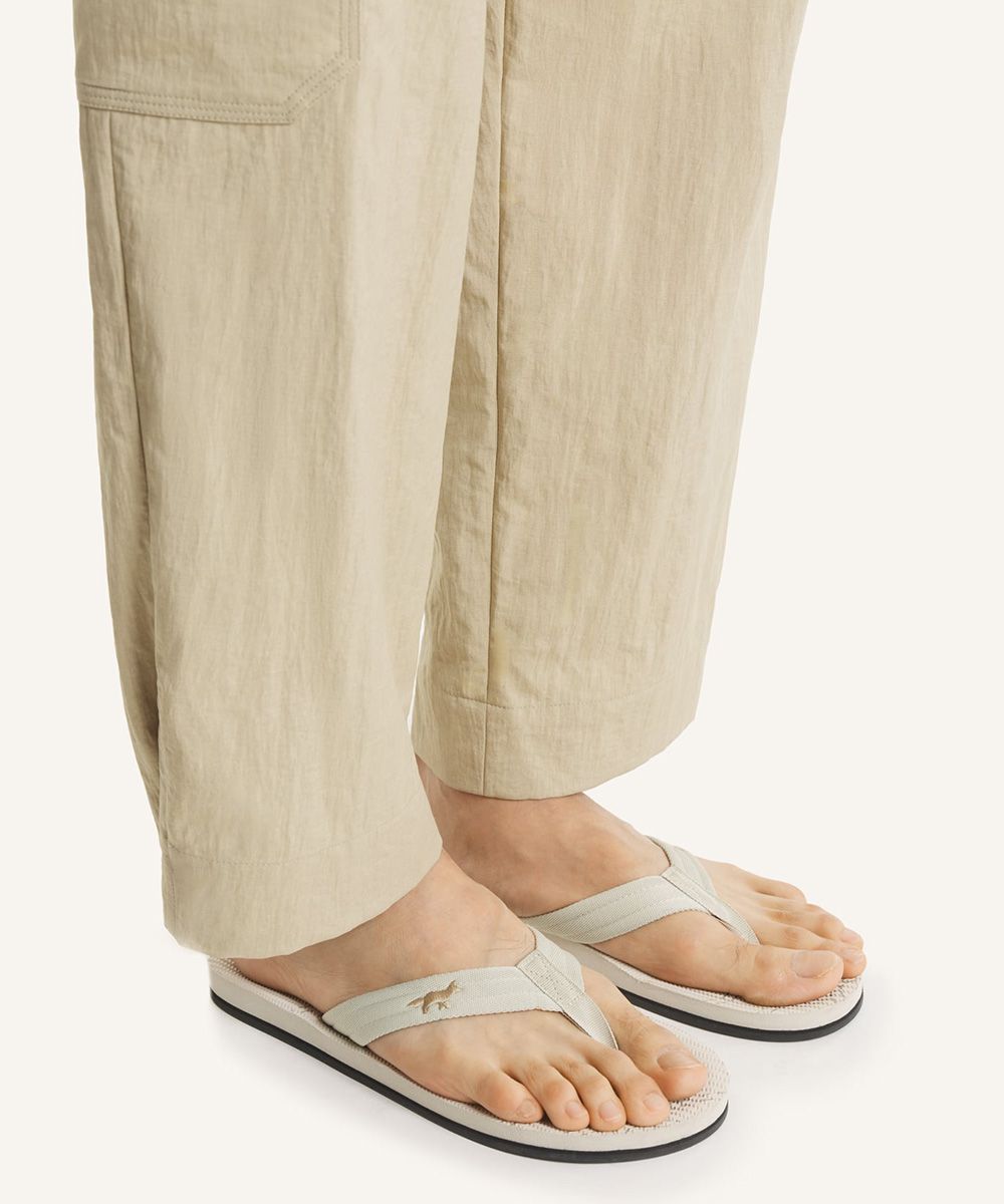 MAISON KITSUNÉ x INDOSOLE大理石白人字拖_男/ 41