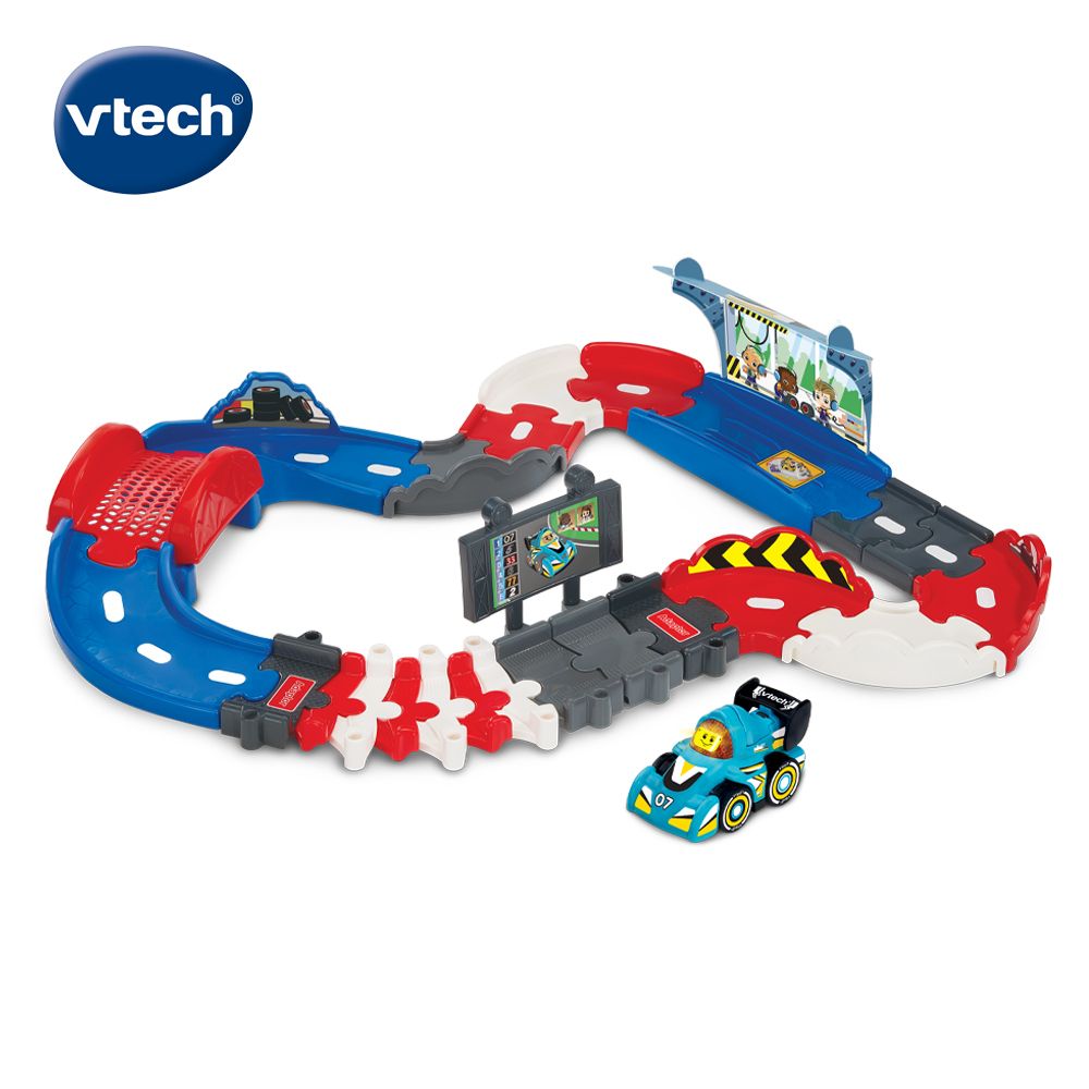 vtech聲光城市嘟嘟車/ 小小賽車軌道組
