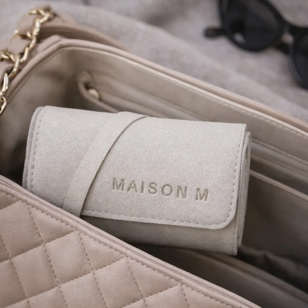 MAISON M 法式隨行珠寶收納袋-冷淡灰