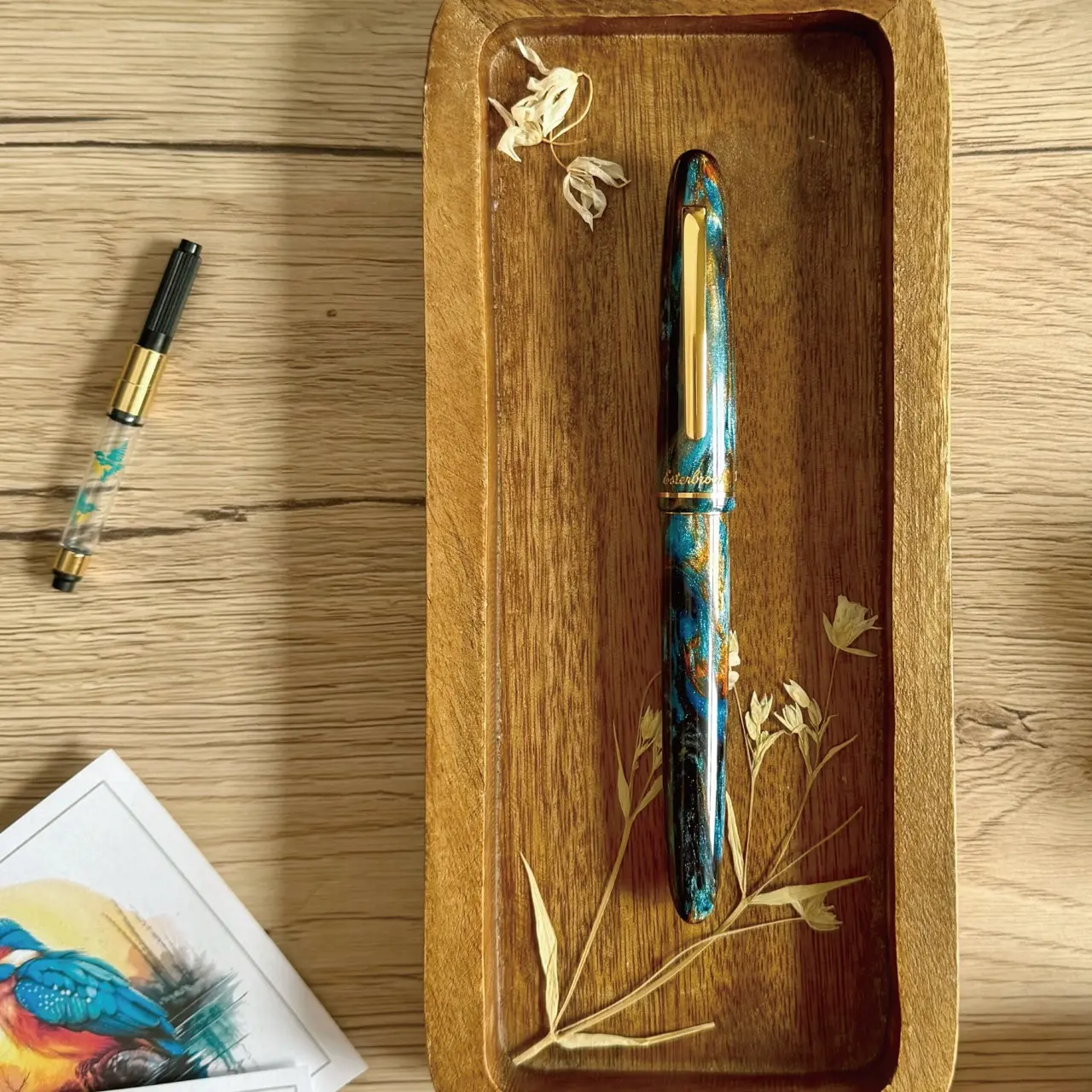 Esterbrook×Bungubox Kingfisher翠鳥鋼筆/ EF尖