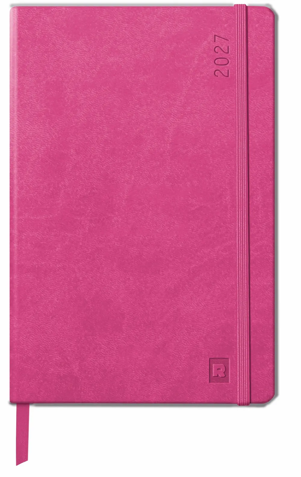 2027法國RHODIA A5 日誌/ 直式週計畫/ 桃紅