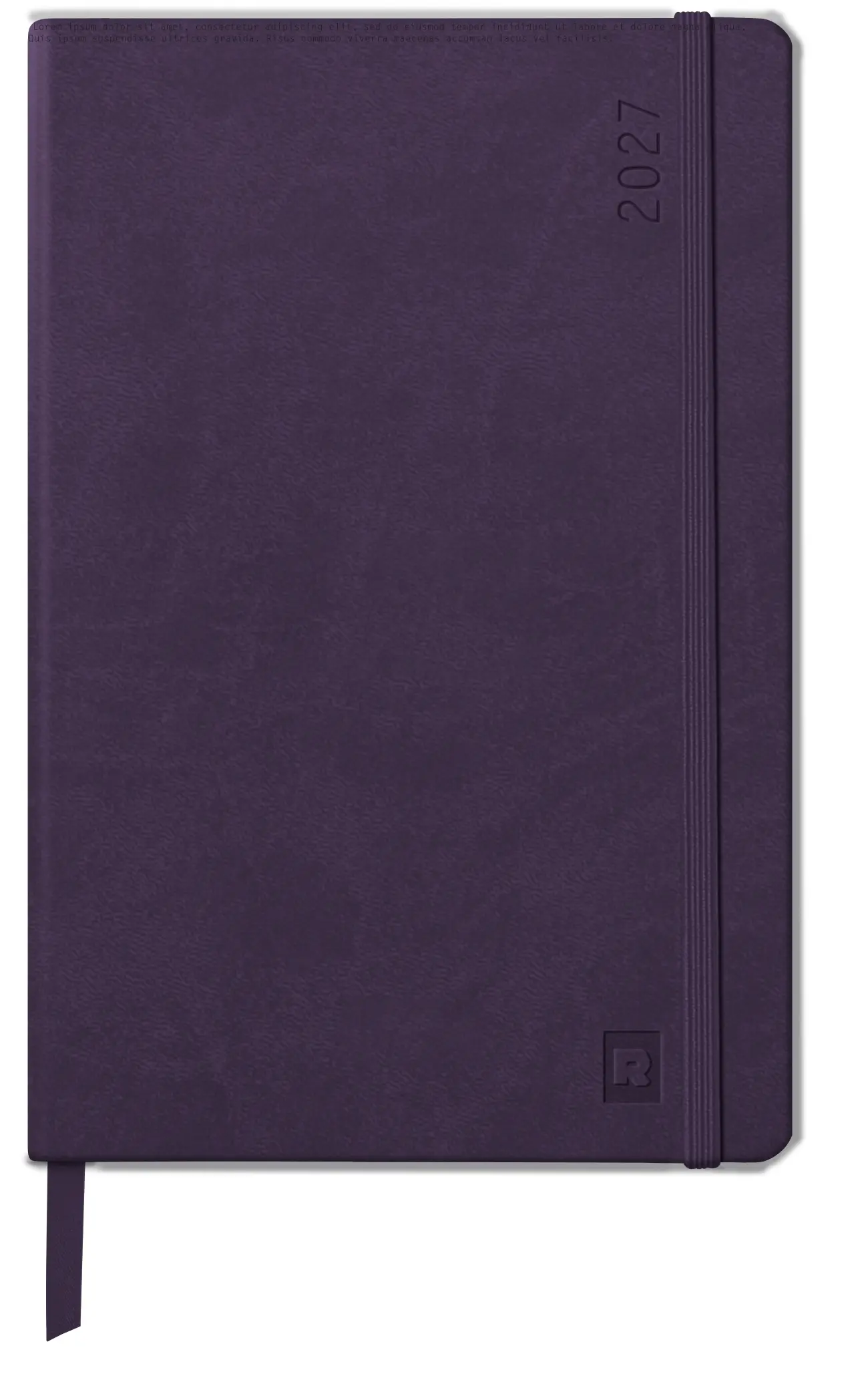 2027法國RHODIA A5 日誌/ 橫式週計畫/ 茄子紫