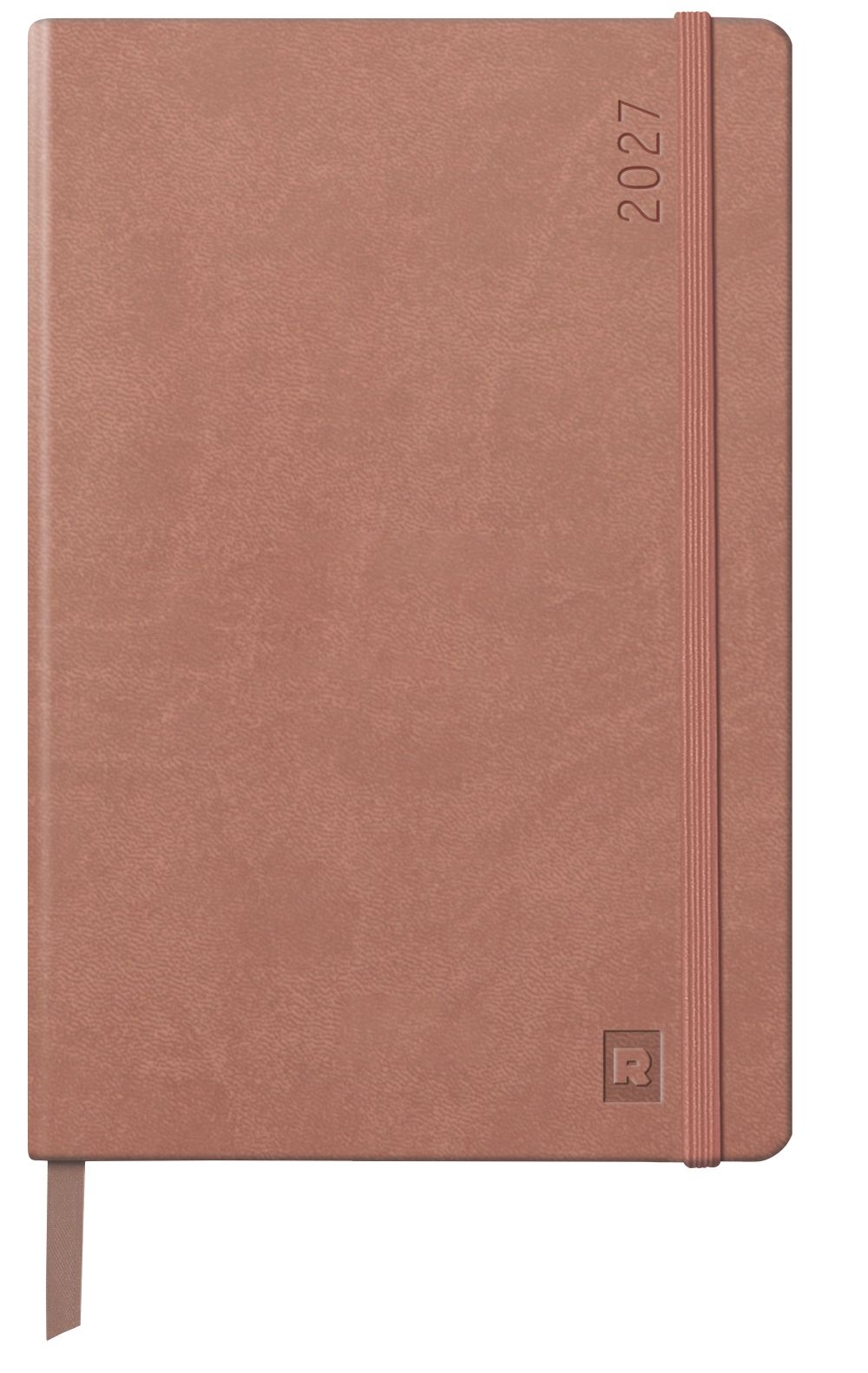 2027法國RHODIA A5 日誌/ 橫式週計畫/ 玫瑰木紅