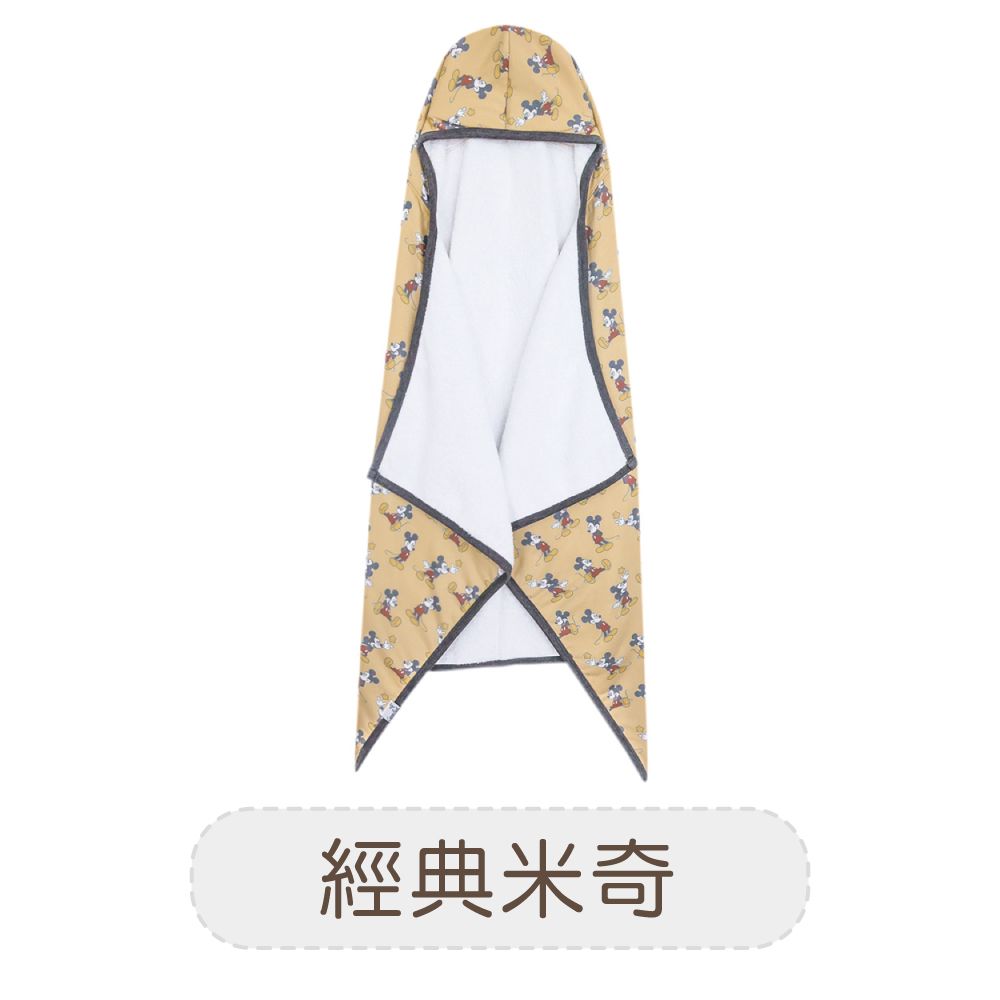 美國Copper Pearl迪士尼系列絲滑柔膚連帽浴巾/ 經典米奇
