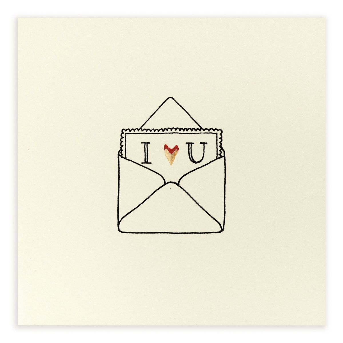 英國 Pencil Shavings 情人卡/ Letter