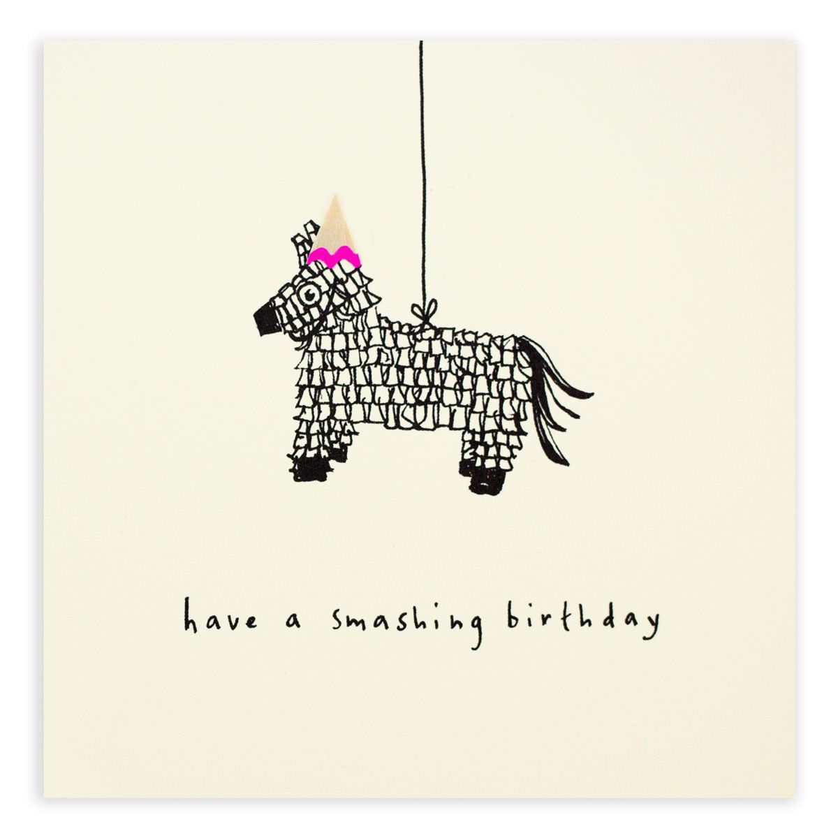 英國 Pencil Shavings 生日卡/ Piñata