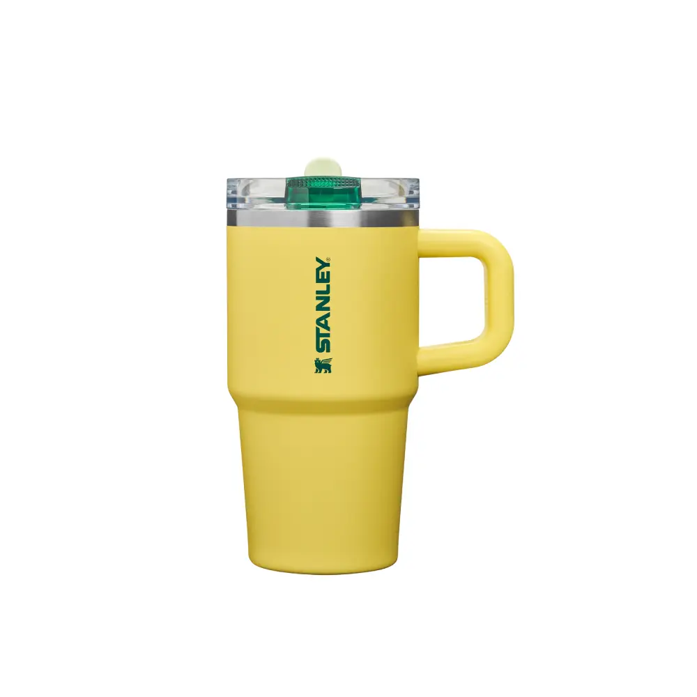 STANLEY防漏吸管隨手杯/ 0.59L/ 極速黃