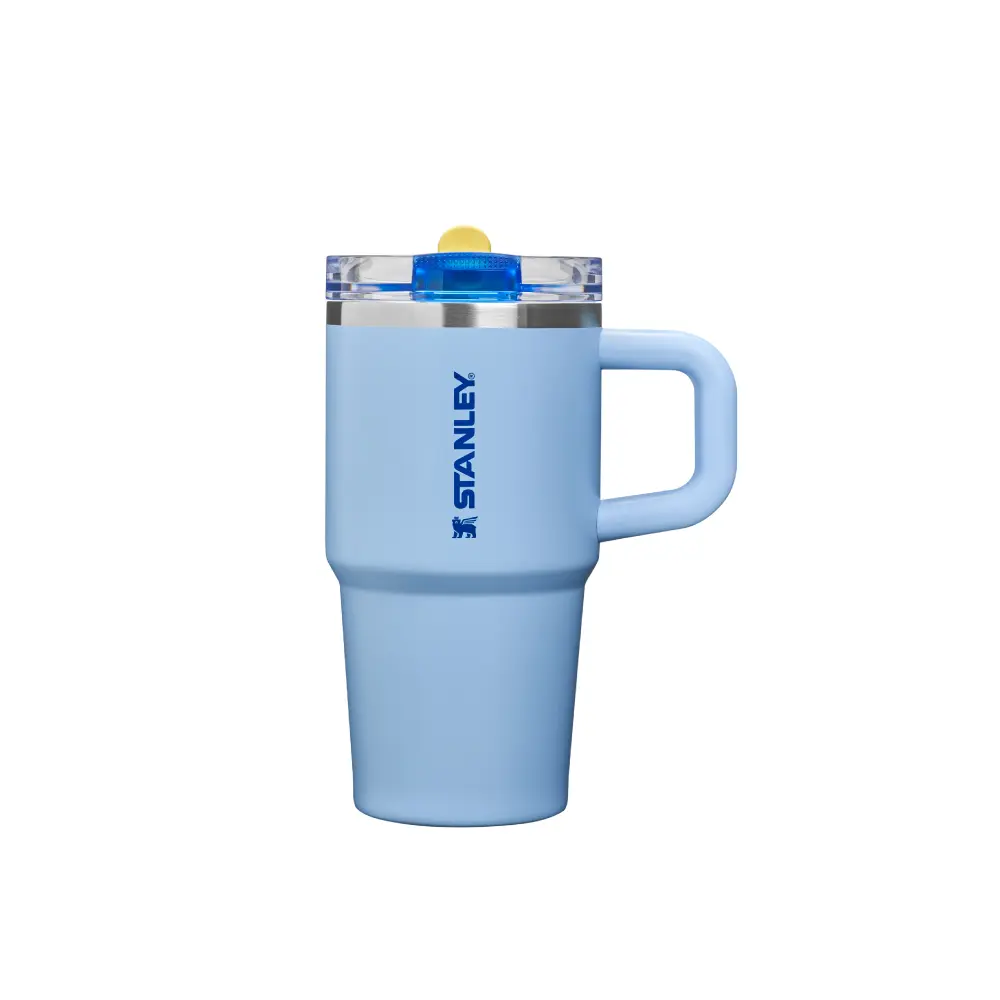 STANLEY防漏吸管隨手杯/ 0.59L/ 艦隊藍