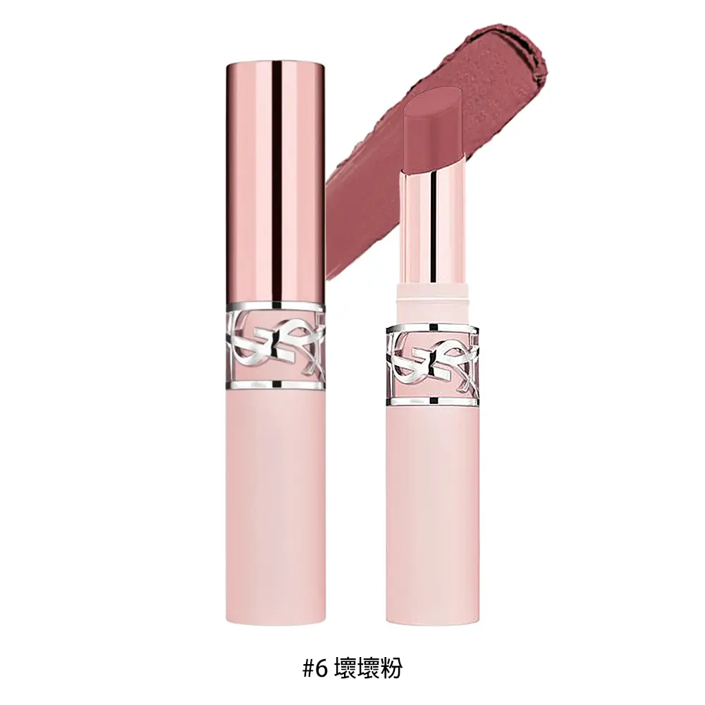 YSL 情挑裸吻煙霧唇膏 3g / 平行輸入/ #6壞壞粉