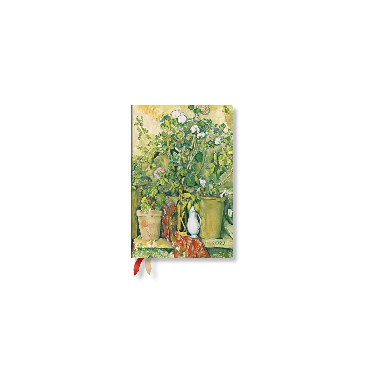 2027愛爾蘭 paperblanks 日誌/ 週間橫式記事/ 迷你版/ Cezanne's Terracotta Pots and Flowers