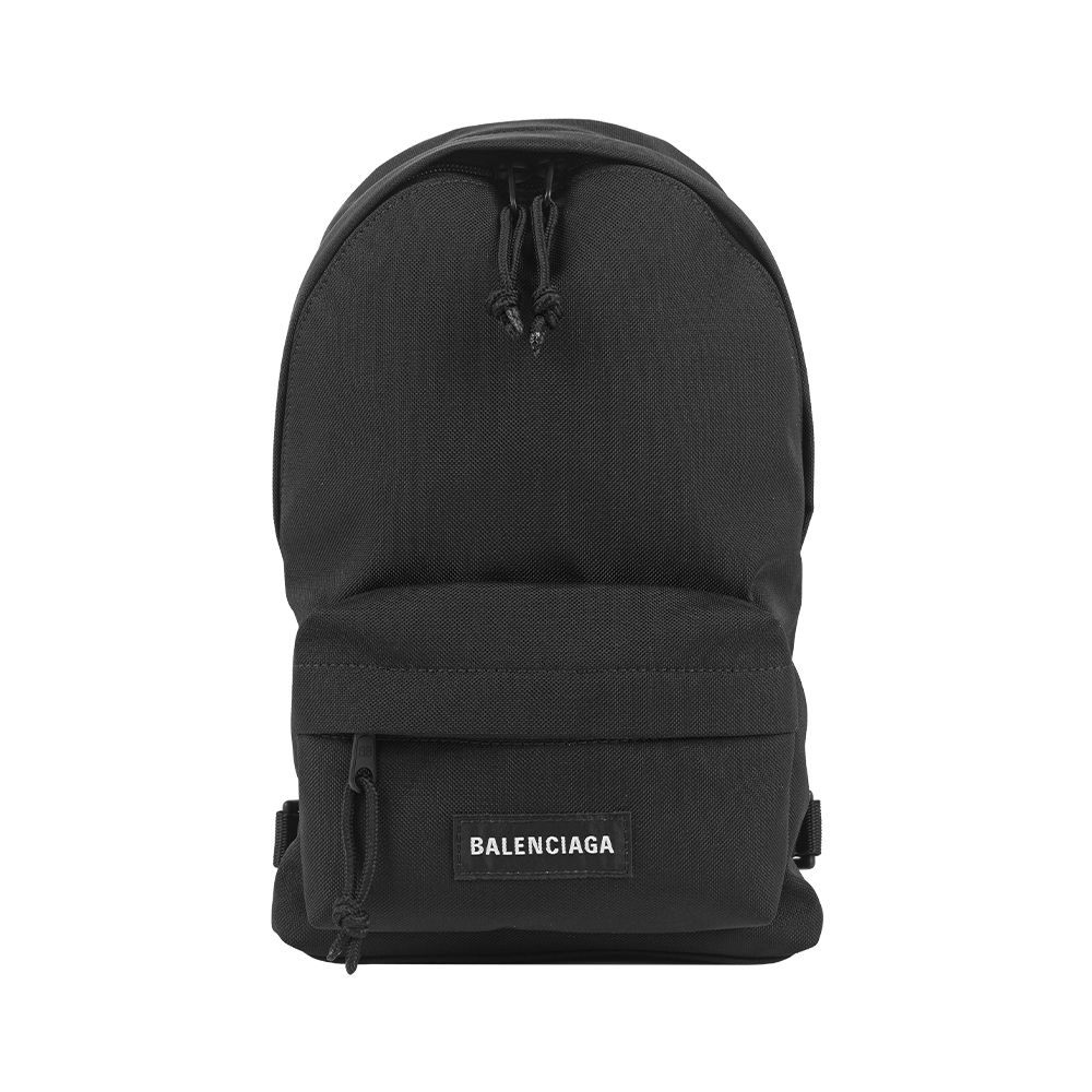 【BALENCIAGA】Explorer 尼龍單肩後背包/胸口包(黑色)/ 平行輸入