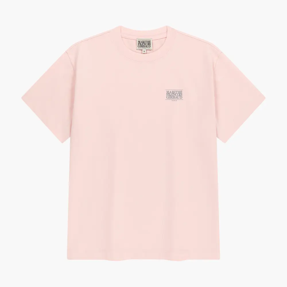 MARITHÉ FRANÇOIS GIRBAUD AEROCOOL SMALL CLASSIC LOGO TEE 小經典標誌短袖T恤/ 粉色pink/ 預購 S