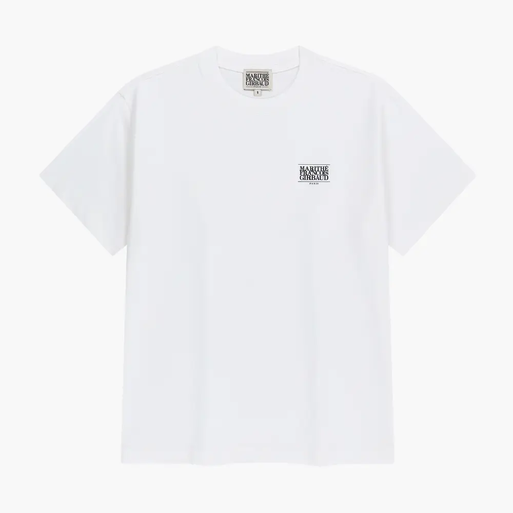 MARITHÉ FRANÇOIS GIRBAUD AEROCOOL SMALL CLASSIC LOGO TEE 小經典標誌短袖T恤/ 白色white/ 預購 XXL