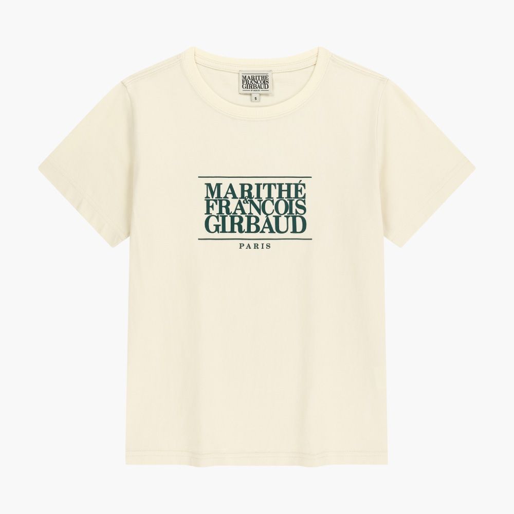 MARITHÉ FRANÇOIS GIRBAUD W CLASSIC LOGO TEE 女款 經典標誌短袖T恤/ 奶油綠cream/green/ 預購 M