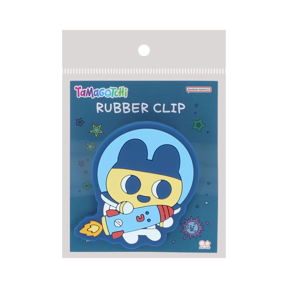 日本 sun-star Tamagotchi塔麻歌子 橡膠造型事務夾/ 麻美吉