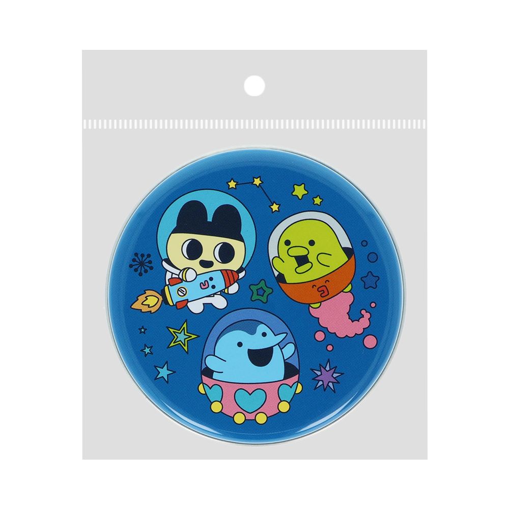 日本 sun-star Tamagotchi塔麻歌子 罐裝便條紙/ 海軍藍