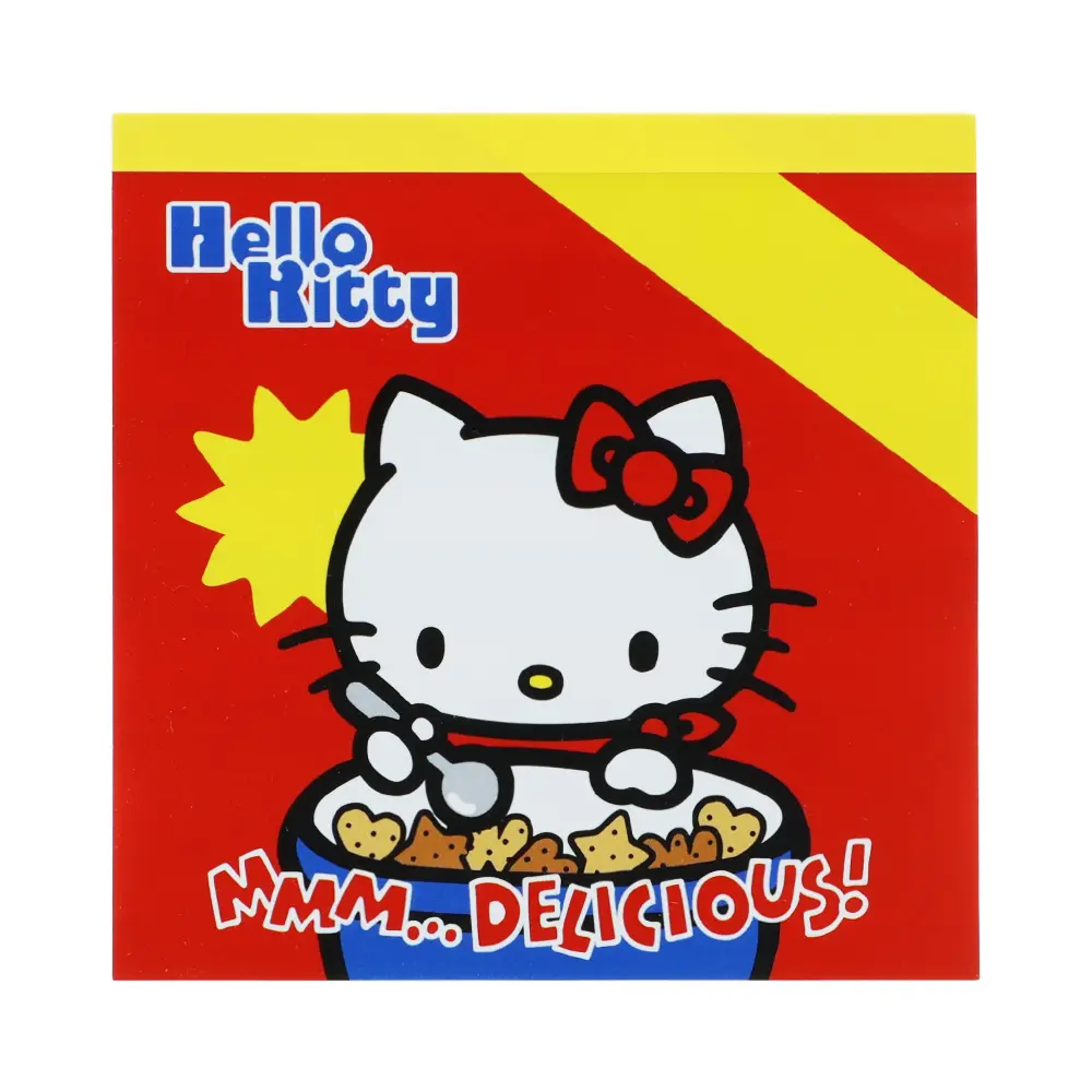 日本 sun-star 三麗鷗 Sanrio Characters 方型便條紙本/ Hello Kitty/ 紅