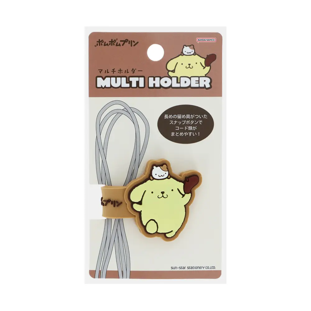 日本 sun-star 三麗鷗 Sanrio Characters 捲線器/ 布丁狗/ 棕