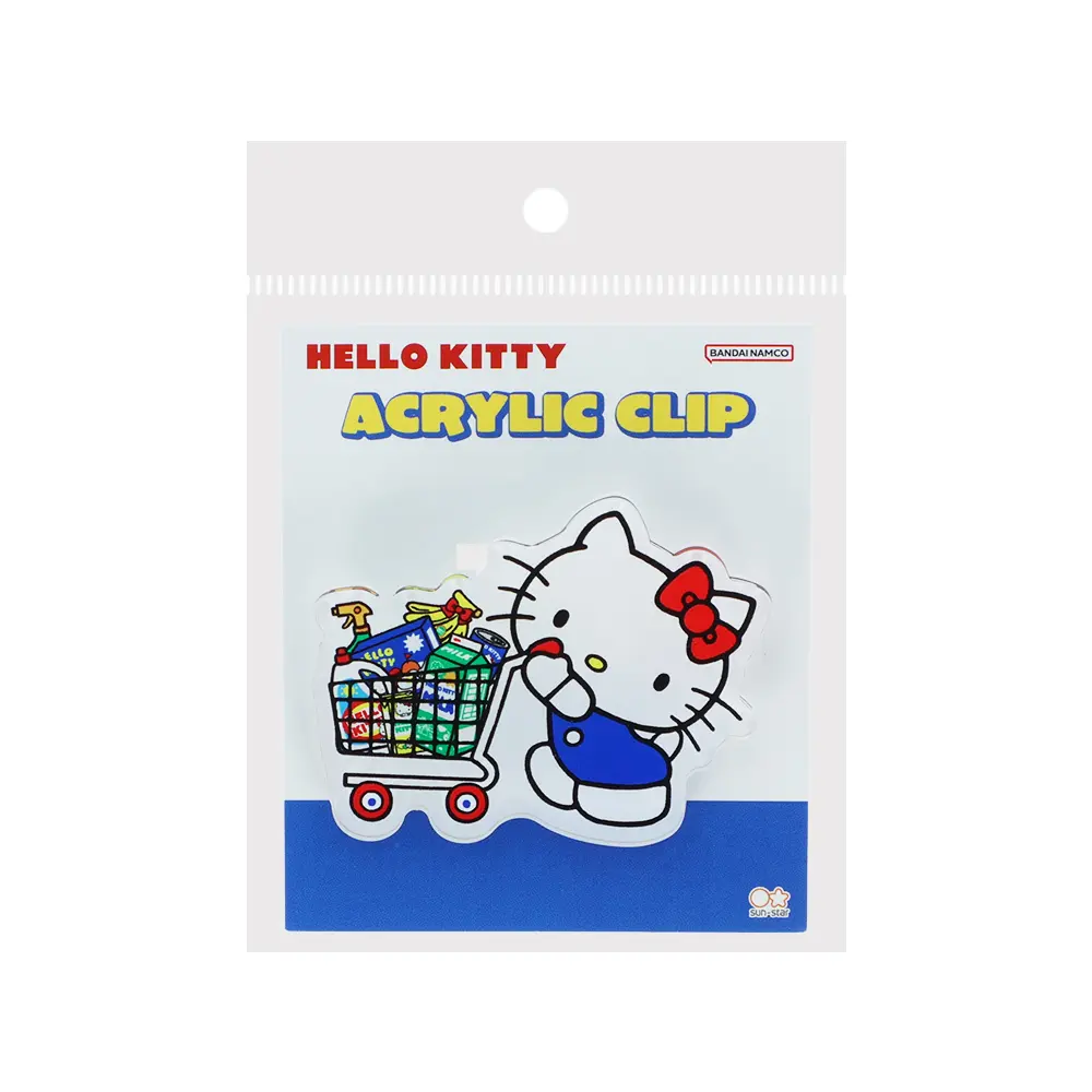 日本 sun-star 三麗鷗 Sanrio Characters 造型事務夾/ Hello Kitty/ 白