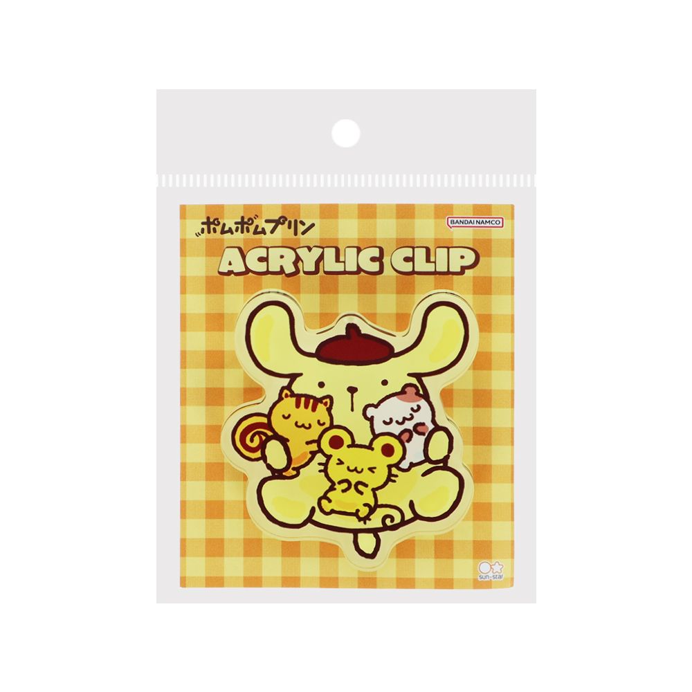 日本 sun-star 三麗鷗 Sanrio Characters 造型事務夾/ 布丁狗/ 橘