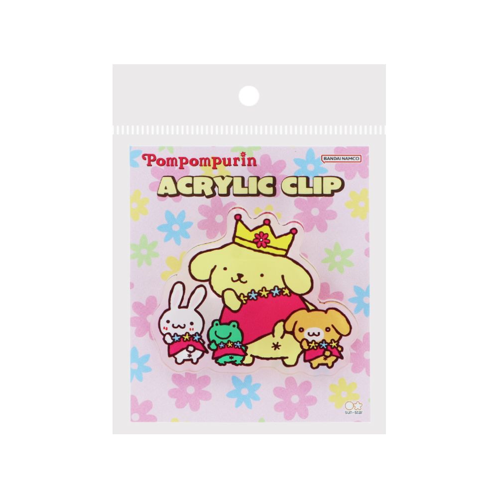 日本 sun-star 三麗鷗 Sanrio Characters 造型事務夾/ 布丁狗/ 粉
