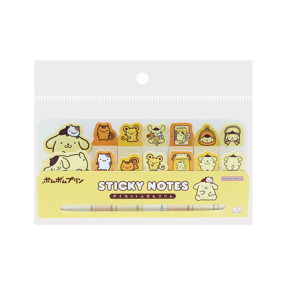 日本 sun-star 三麗鷗 Sanrio Characters 造型索引標籤貼/ 布丁狗/ 黃