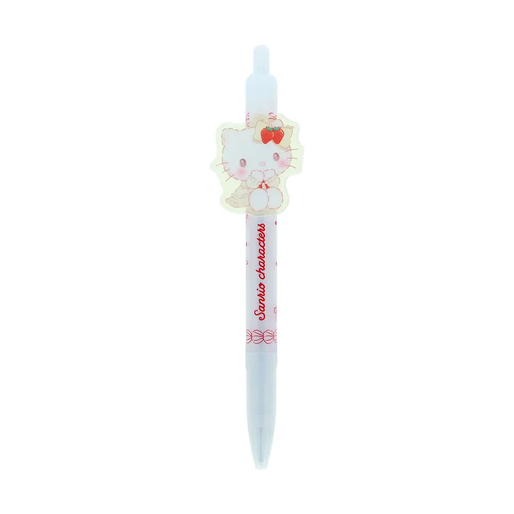 日本 sun-star 三麗鷗甜蜜蛋糕系列角色造型油性原子筆/ 0.5mm/ 黑筆/ Hello Kitty