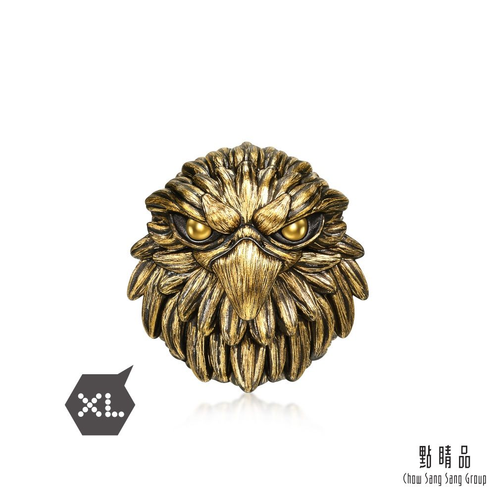點睛品 傲骨飛鷹 XL 黃金串珠