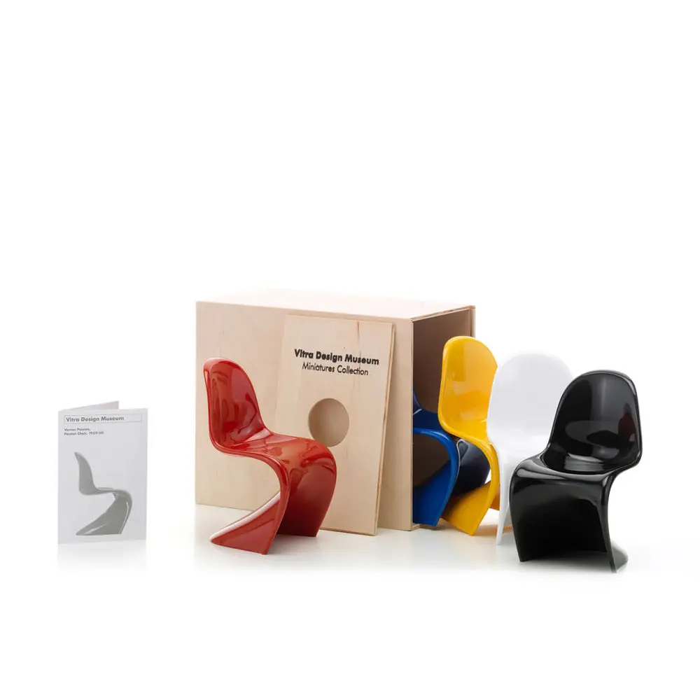 北歐櫥窗/Vitra Design Museum 迷你收藏模型／Panton Chair(五入)