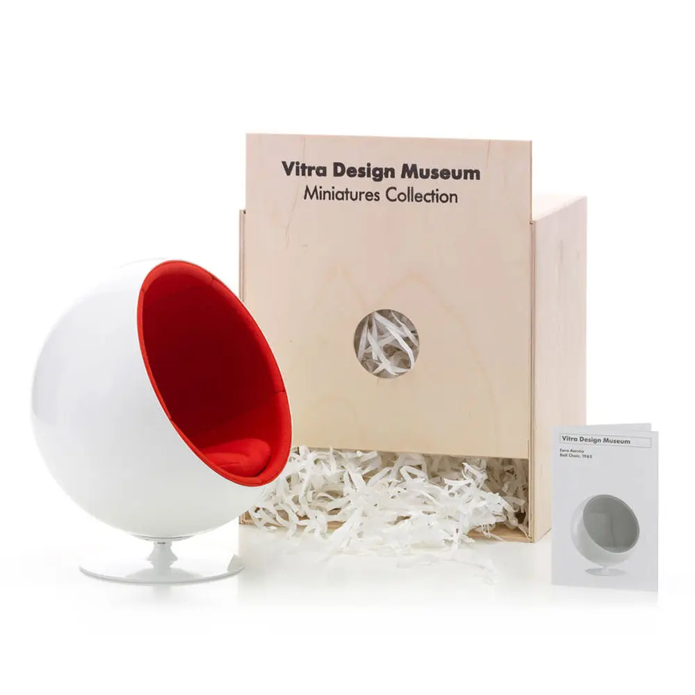 北歐櫥窗/Vitra Design Museum 迷你收藏模型／Ball Chair 圓球椅
