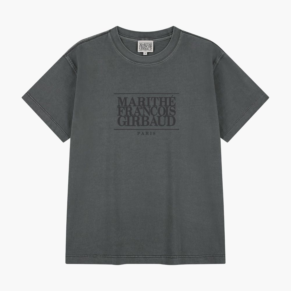 MARITHÉ FRANÇOIS GIRBAUD CLASSIC LOGO TEE 經典標誌短袖T恤/ 炭灰色charcoal/ 預購 M