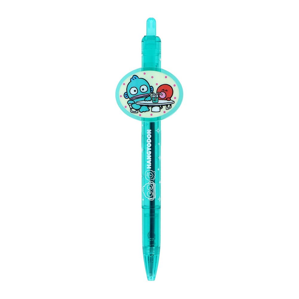 日本 sun-star 三麗鷗漢頓角色造型油性原子筆/ 0.5mm/ 黑筆/ 綠