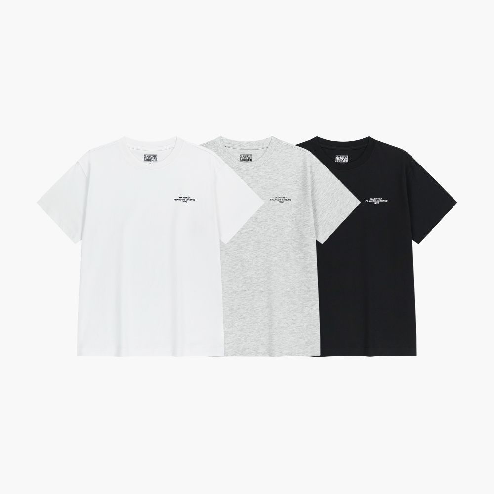 MARITHÉ FRANÇOIS GIRBAUD 3PACK LETTERING LOGO TEE 三件組字母標誌短袖T恤/ 混色mix/ 預購 XL