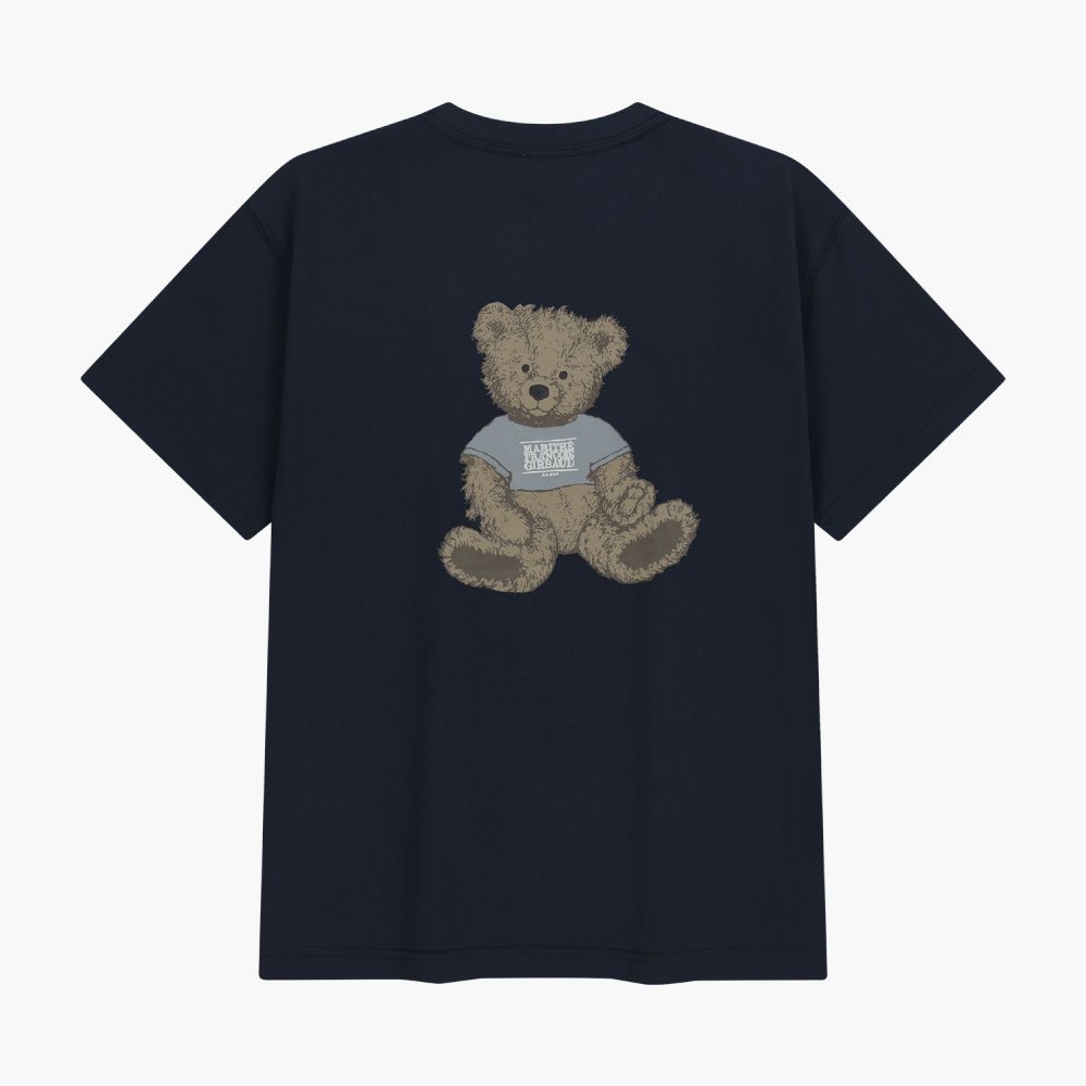 MARITHÉ FRANÇOIS GIRBAUD DOODLE BEAR TEE 塗鴉小熊短袖T恤/ 海軍藍navy/ 預購 S