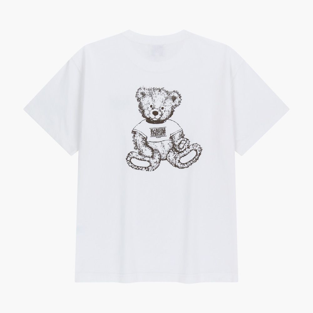 MARITHÉ FRANÇOIS GIRBAUD DOODLE BEAR TEE 塗鴉小熊短袖T恤/ 白色white/ 預購 M