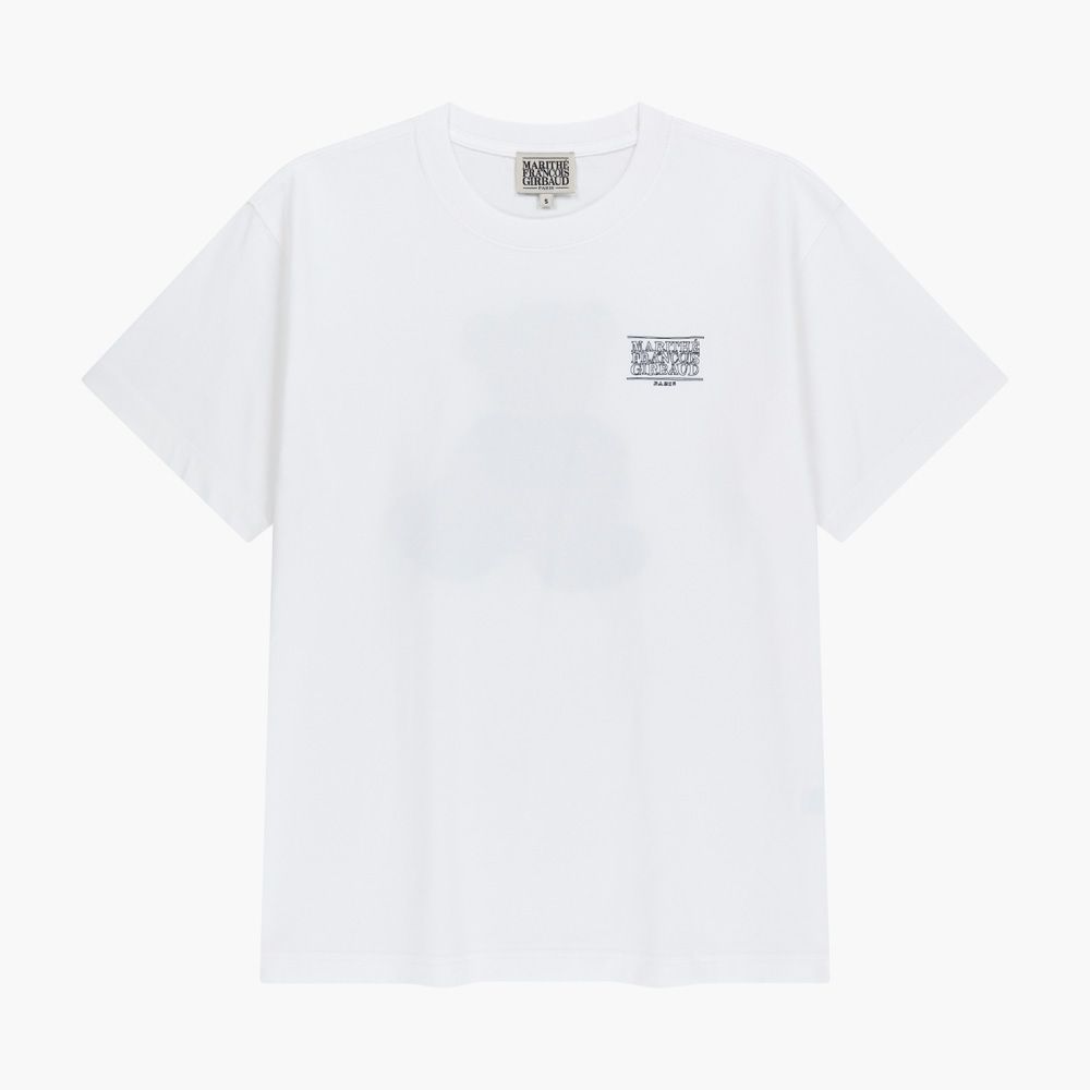 MARITHÉ FRANÇOIS GIRBAUD DOODLE BEAR TEE 塗鴉小熊短袖T恤/ 白色/米色white/beige/ 預購 M