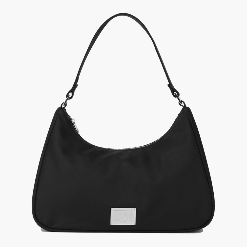 MARITHÉ FRANÇOIS GIRBAUD CLASSIC LOGO HOBO BAG 經典金屬標誌腋下包 黑色black