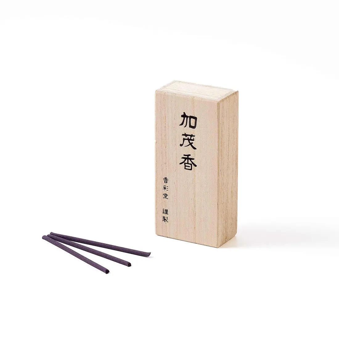 日本 香彩堂 線香/ 山紫水明/ 30支入/ 附桐木盒/加茂澗聲
