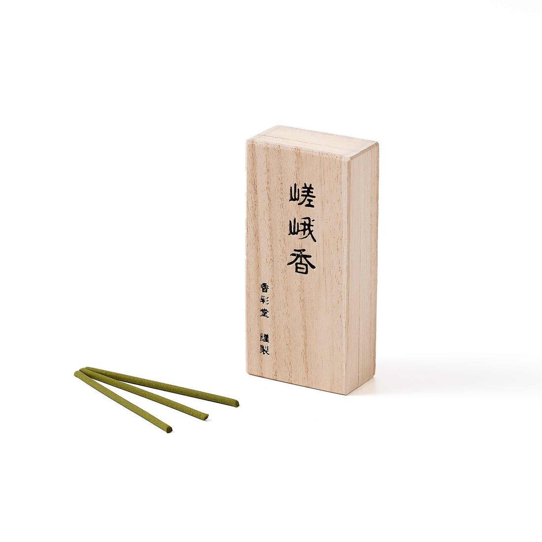 日本 香彩堂 線香/ 山紫水明/ 30支入/ 附桐木盒/嵯峨朝霧
